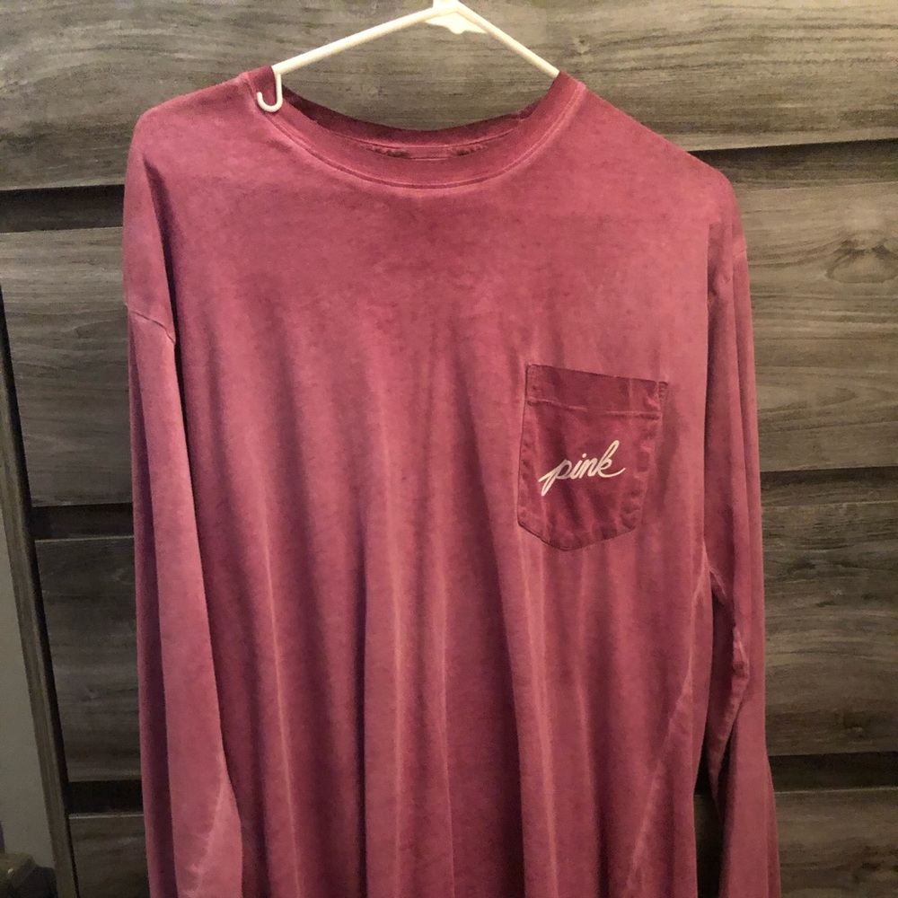 Victoria’s Secret pink shirt